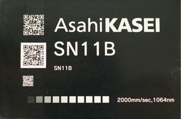 Mẫu khắc laser sử dụng SN11B của Asahi Kasei