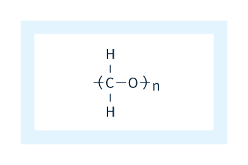 Figure 1: Chemical structure of polyacetal. 