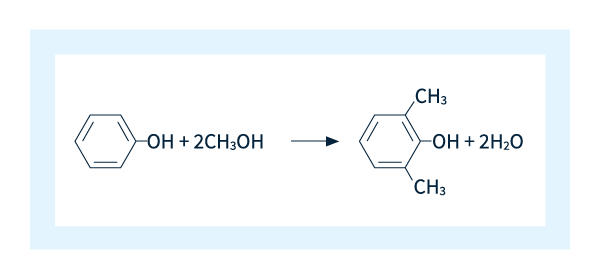 Figure 2: Production of 2,6-xylenol. 